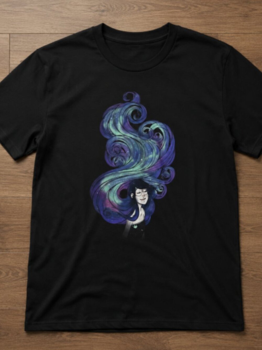 Homestuck Jade Harley galaxy reprint T-shirt